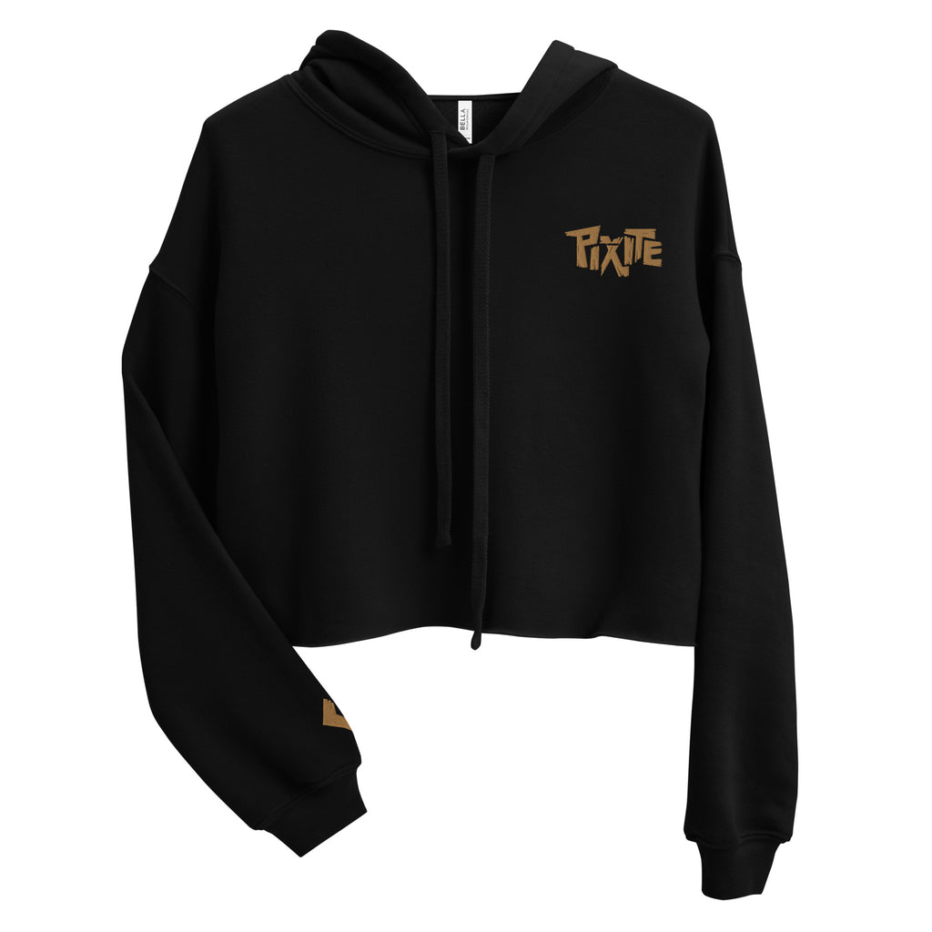 Tiki P - Women's Crop Hoodie