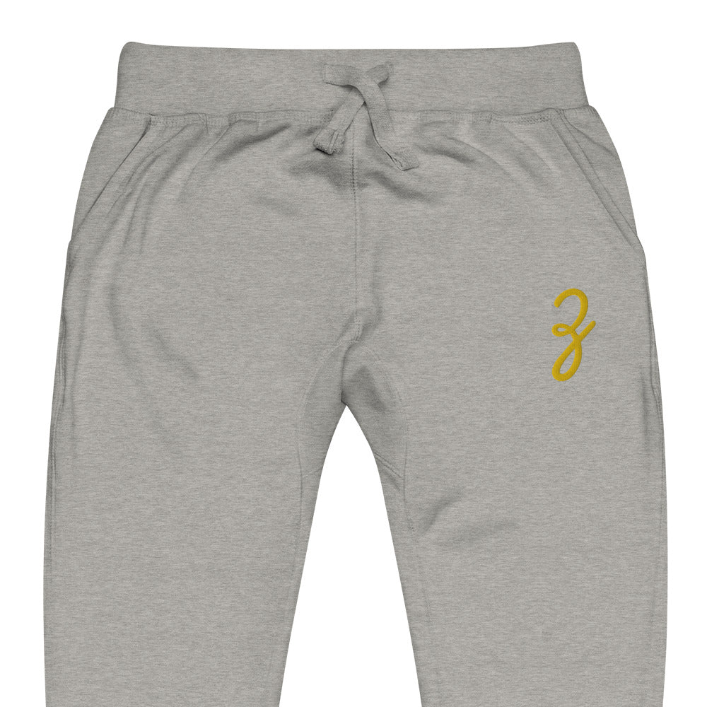 Zinnia Z Embroidered - Unisex fleece sweatpants