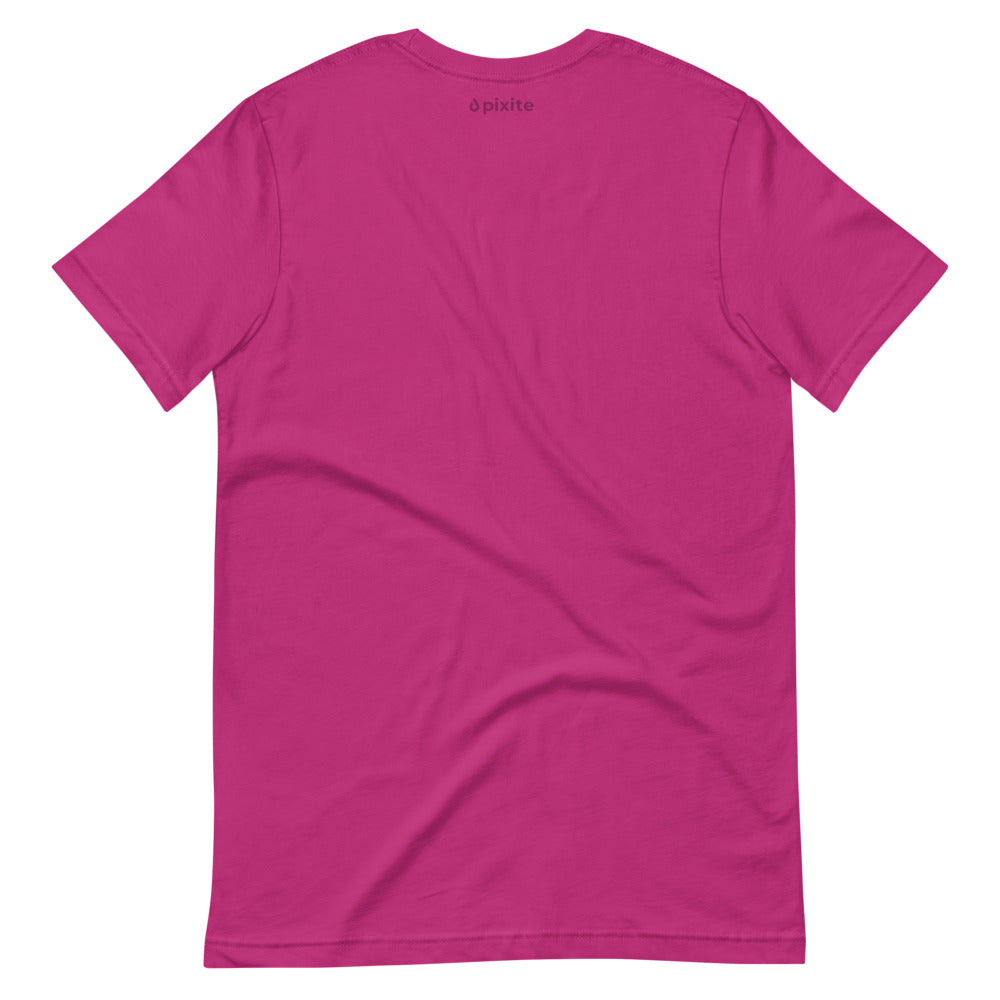 Mono Extruded - Berry - Short-Sleeve Unisex T-Shirt
