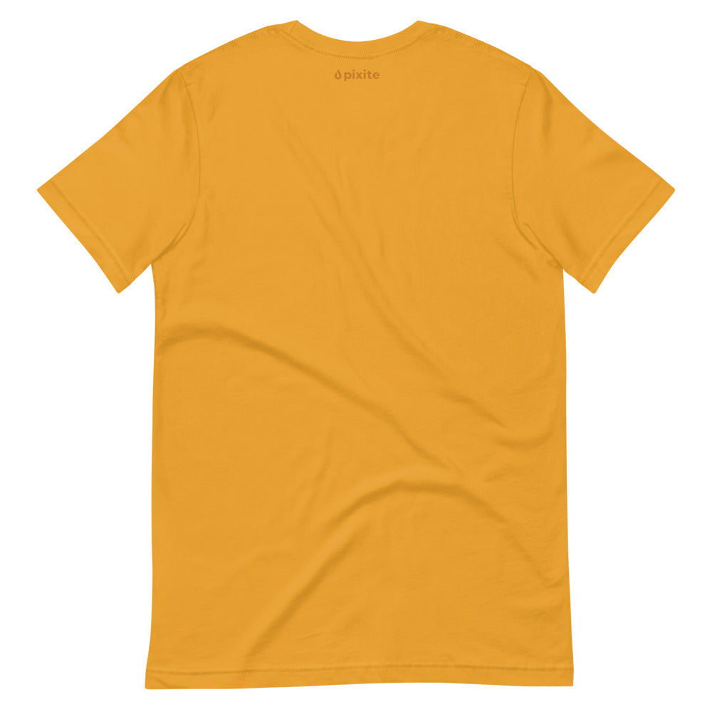 Mono Extruded - Mustard - Short-Sleeve Unisex T-Shirt