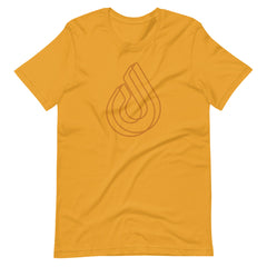 Mono Extruded - Mustard - Short-Sleeve Unisex T-Shirt