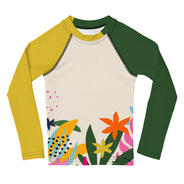 Green / Lime - Kids Rash Guard