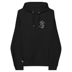 Club Zinnia Doodles - Unisex eco raglan hoodie