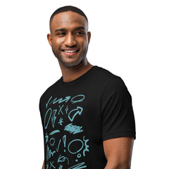 Club Zinnia - Teal Unisex t-shirt