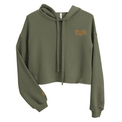 Tiki P - Women's Crop Hoodie