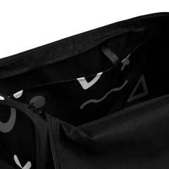 All The Shapes Grayscale - Duffle bag