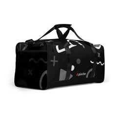 All The Shapes Grayscale - Duffle bag