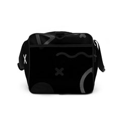 All The Shapes Grayscale - Duffle bag