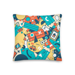 All The Shapes - Premium Pillow