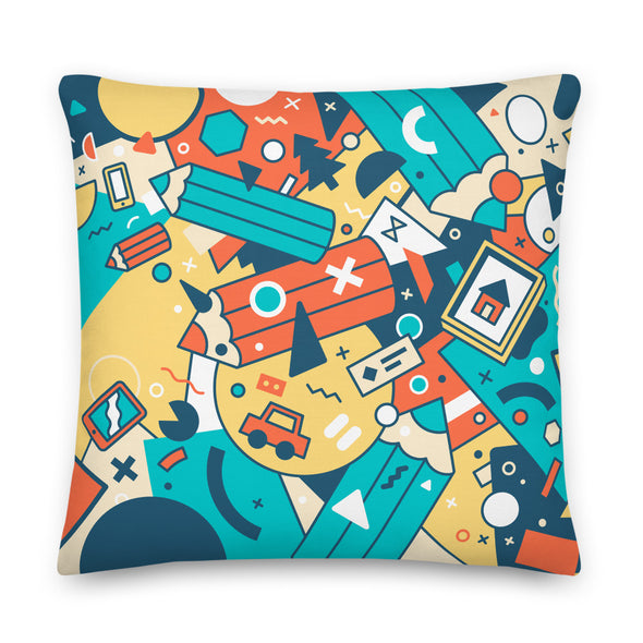 All The Shapes - Premium Pillow