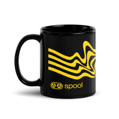 Warped - Black Glossy Mug