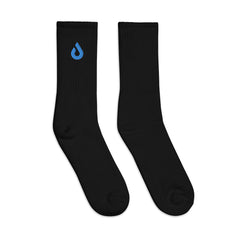 Pixite Logo - Blue - Embroidered socks