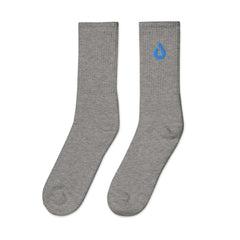 Pixite Logo - Blue - Embroidered socks