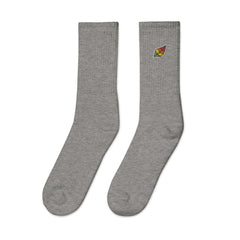 Pigment Leaf - Embroidered Socks