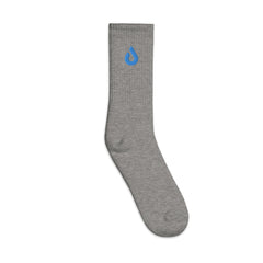 Pixite Logo - Blue - Embroidered socks