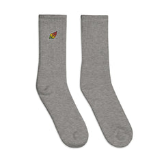 Pigment Leaf - Embroidered Socks