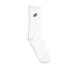 Pigment Leaf - Embroidered Socks