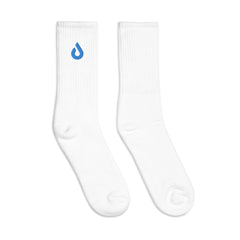 Pixite Logo - Blue - Embroidered socks