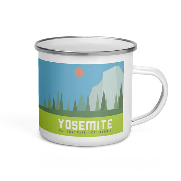 National Parks - Yosemite - Enamel Mug