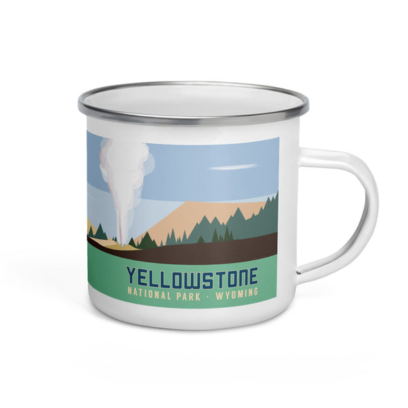 National Parks - Yellowstone - Enamel Mug