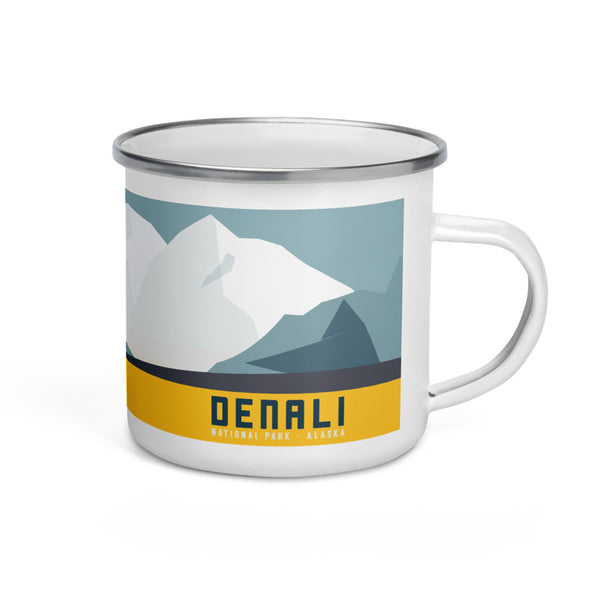 National Park - Denali - Enamel Mug