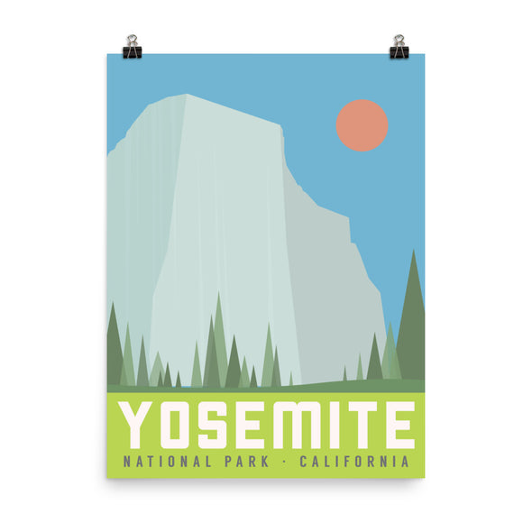 National Park Poster - Yosemite