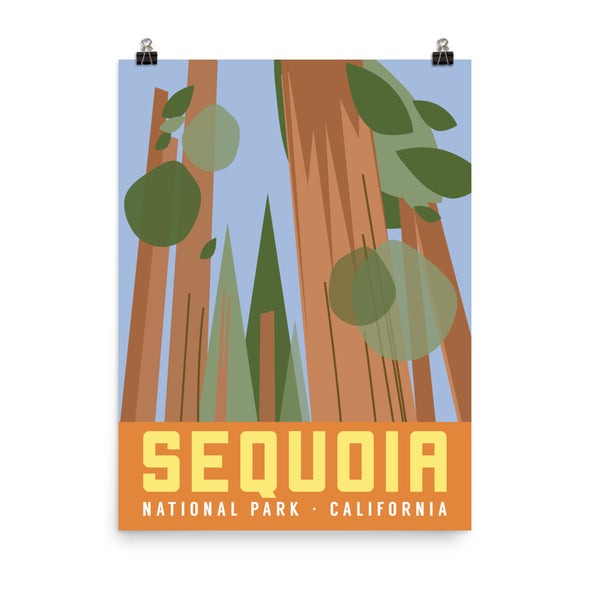 National Park Poster - Sequoia