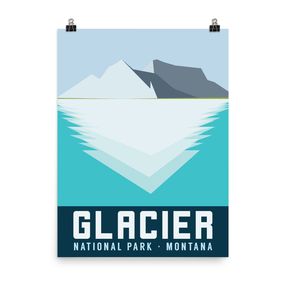 National Park Poster - Glacier