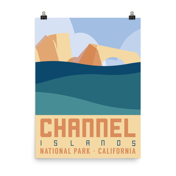 National Park Poster - Channel Islands