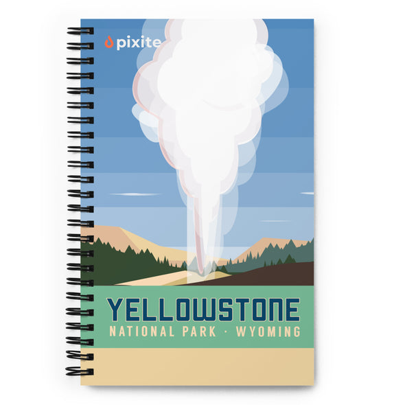 National Parks - Yellowstone - Spiral Notebook