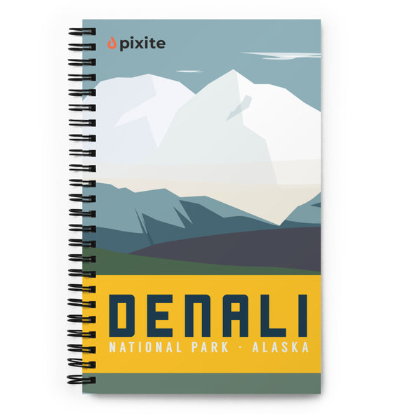 National Parks - Denali - Spiral Notebook