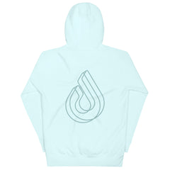 Mono Extruded - Sky Blue - Unisex Hoodie