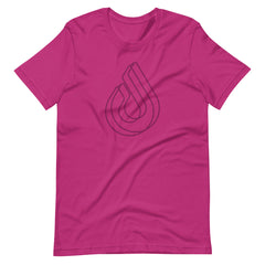 Mono Extruded - Berry - Short-Sleeve Unisex T-Shirt