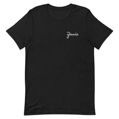 Zinnia Logo Embroidered - Short-Sleeve Unisex T-Shirt