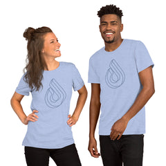 Mono Extruded - Blue - Short-Sleeve Unisex T-Shirt