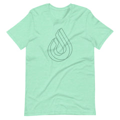 Mono Extruded - Mint - Short-Sleeve Unisex T-Shirt