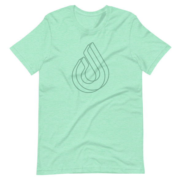 Mono Extruded - Mint - Short-Sleeve Unisex T-Shirt