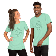 Mono Extruded - Mint - Short-Sleeve Unisex T-Shirt