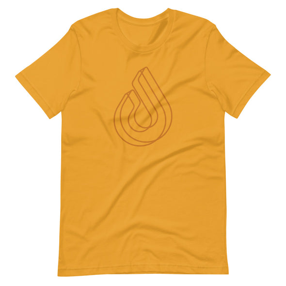 Mono Extruded - Mustard - Short-Sleeve Unisex T-Shirt