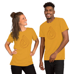 Mono Extruded - Mustard - Short-Sleeve Unisex T-Shirt