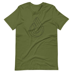 Mono Extruded - Olive - Short-Sleeve Unisex T-Shirt