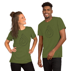 Mono Extruded - Olive - Short-Sleeve Unisex T-Shirt