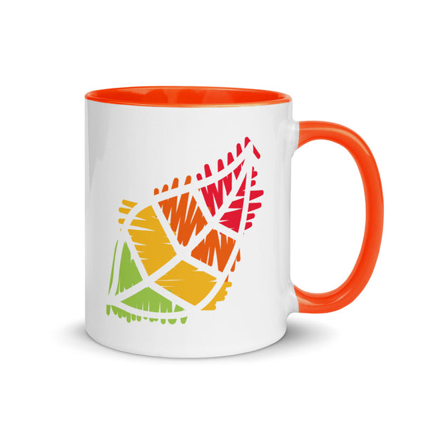 Leaf Scribble - Colored Mug