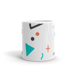 All The Shapes Colored - White Coffee Mug